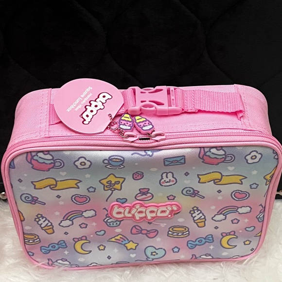 Kawaii Bundle- backpack, lunchbox, water bottle, & buttons - Picture 3 of 7